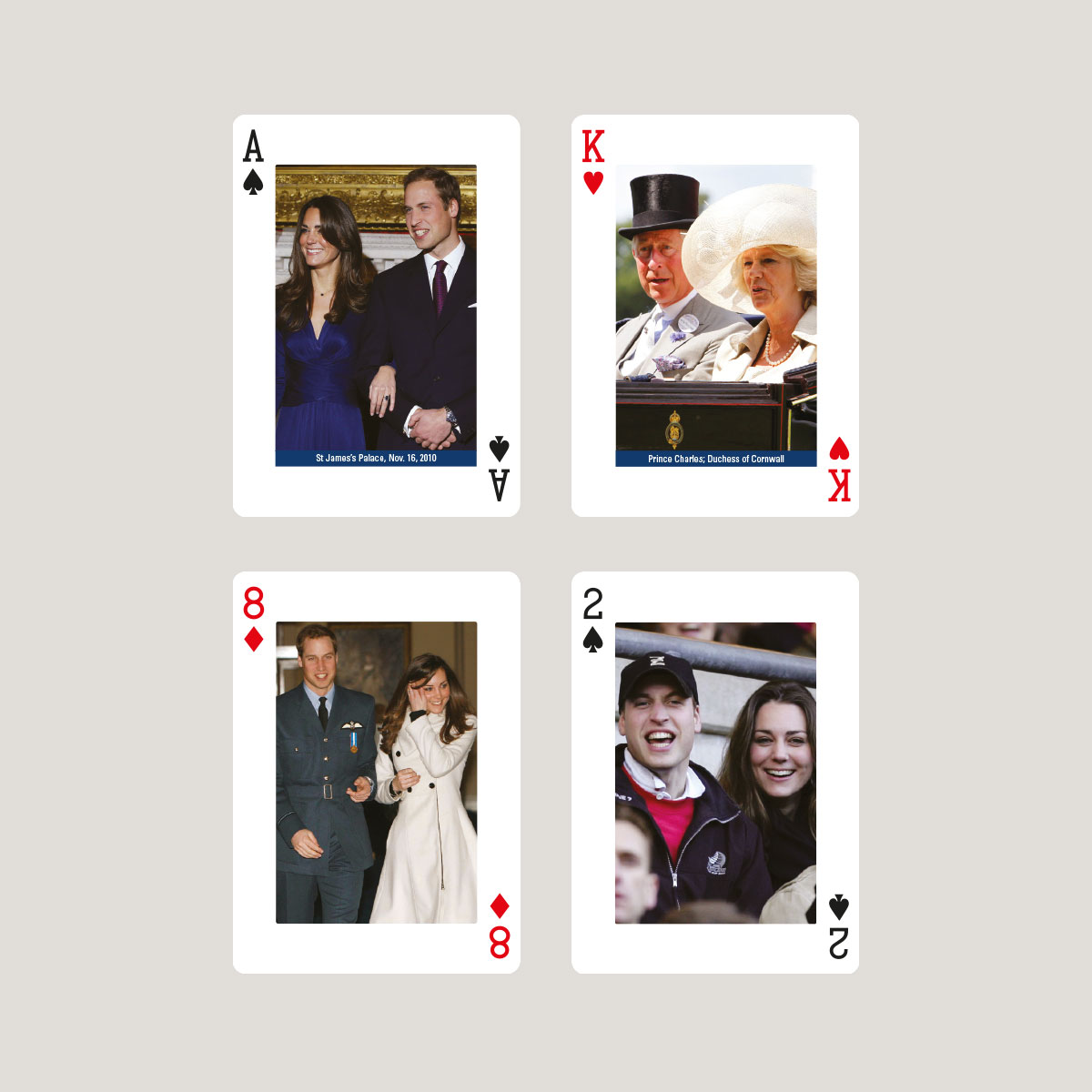 Waddingtons William & Kate 2011 Royal Wedding Playing Cards 